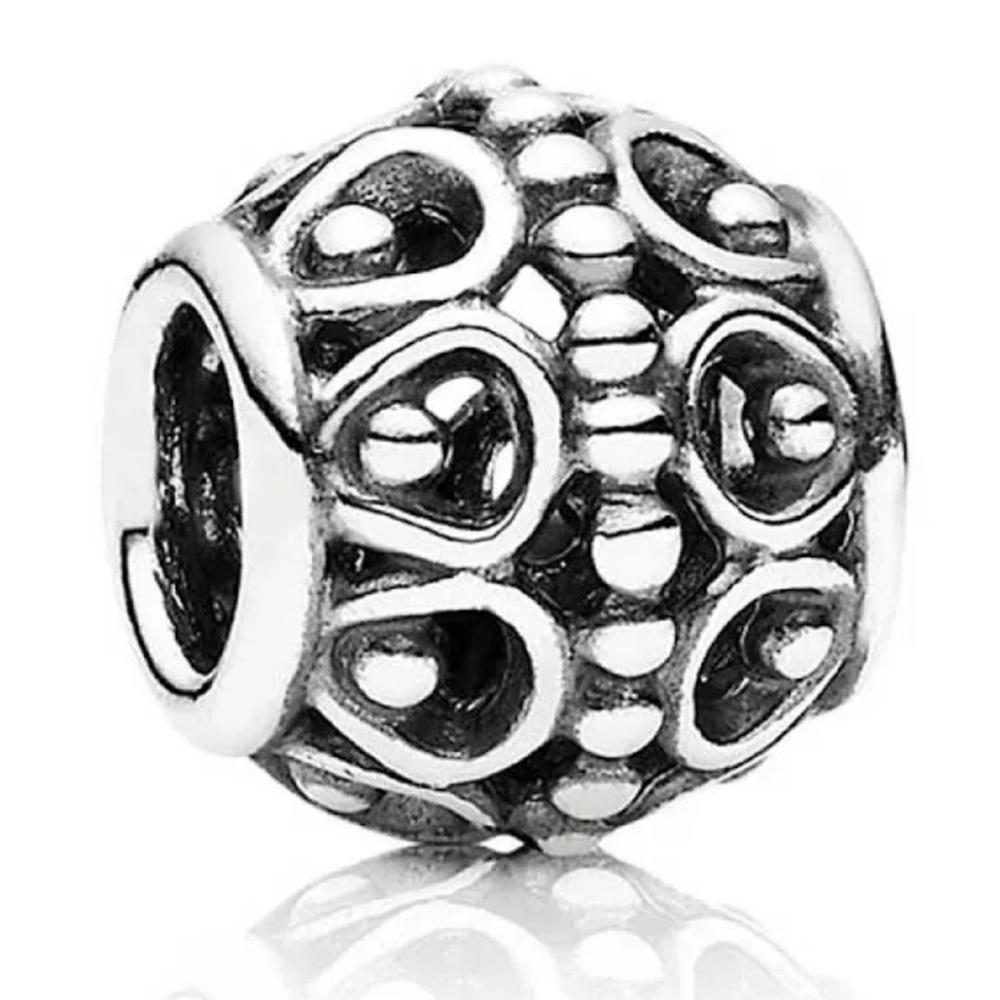 Retired Pandora A Cloud's Silver Lining Charm Sterling Silver 925 EUC
